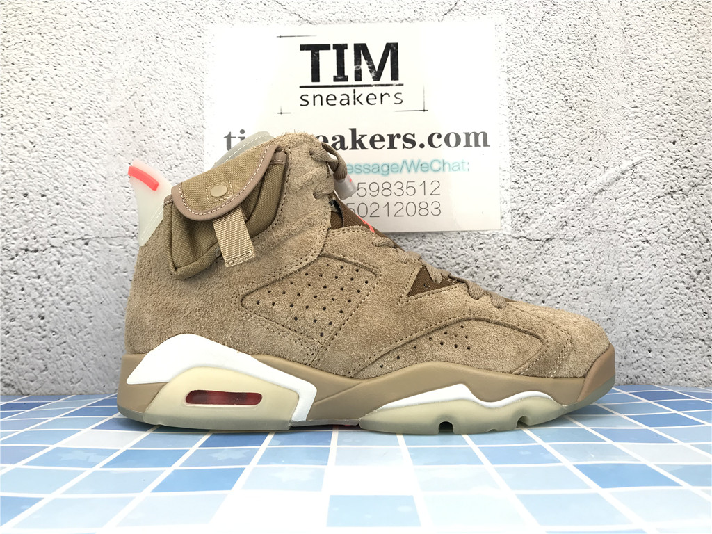 Travis Scott x Air Jordan 6 British Khaki DH0690-200